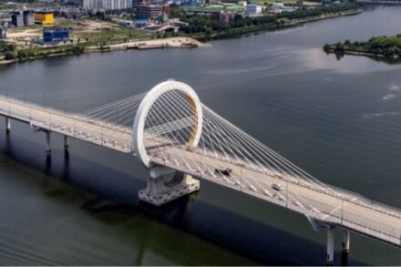 춘천 레고랜드 진입교량 중 사장교(2017)